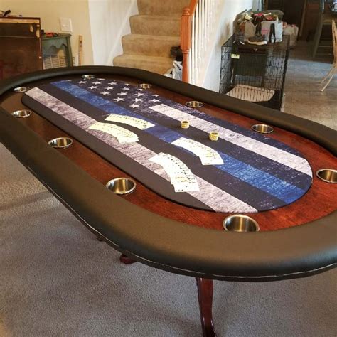 poker table felt and padding.